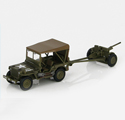 Willys Jeep with 37mm aniti-tank gun 3rd Bttn., 1st Armored Rgt., 1st Armored Div