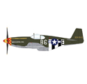 P-51B Mustang 「Blackpool Bat」 324842, 363rd FS/357 FG, WWII P-51B Mustang 「Blackpool Bat」 324842, 363rd FS/357 FG, WWII