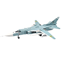 SU-24M Fencer Ukraine White 22 Soviet Stars Wave 2