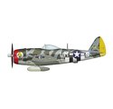 P-47D Thunderbolt 56th FG, Co. Col. David Schilling, England 1944